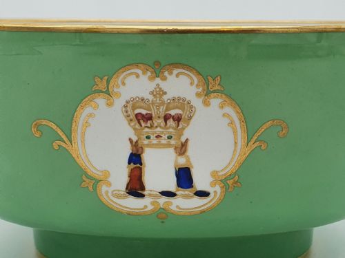 VICTORIAN ARMORIAL COPELAND SPODE PORCELAIN FRUIT BOWL - ADDITIONAL PHOTO 1