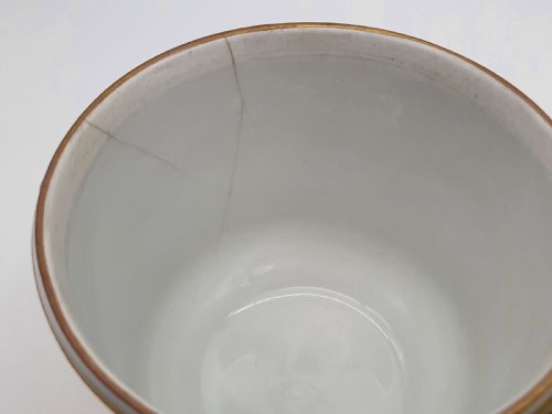 A GERMAN DRESDEN PORCELAIN CACHE POT - ADDITIONAL PHOTO 7