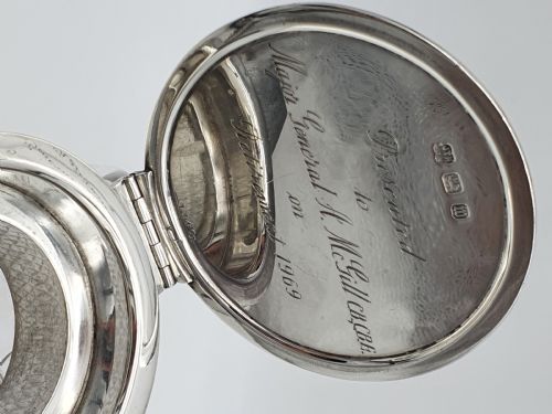 LATE VICTORIAN HUKIN HEATH STERLING SILVER CLARET JUG - ADDITIONAL PHOTO 5