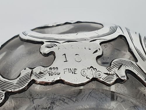 AMERICAN ALVIN MANUFACTURING CO SILVER OVERLAY PERFUME BOTTLE - ADDITIONAL PHOTO 8
