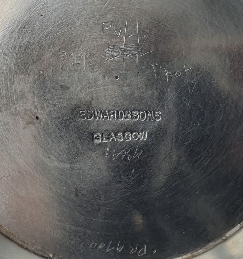 A GEORGE V JUBILEE EDWARD SONS HALLMARKED STERLING SILVER BULLET TEAPOT - ADDITIONAL PHOTO 9