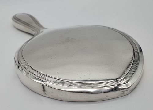AMERICAN ART DECO STERLING SILVER HAND MIRROR - ADDITIONAL PHOTO 3