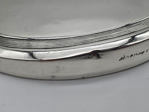 AMERICAN ART DECO STERLING SILVER HAND MIRROR - ADDITIONAL PHOTO 6