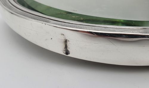 AMERICAN ART DECO STERLING SILVER HAND MIRROR - ADDITIONAL PHOTO 11