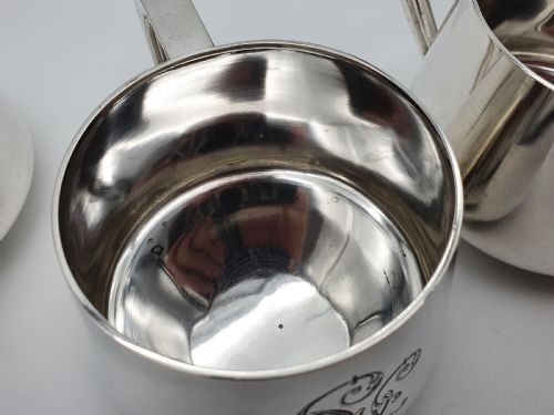 A SET OF FOUR RUSSIAN SILVER VODKA CUPS ST PETERSBURG 1896 ALEKSANDR TIMOFEYEVICH SHEVYAKOV - ADDITIONAL PHOTO 9