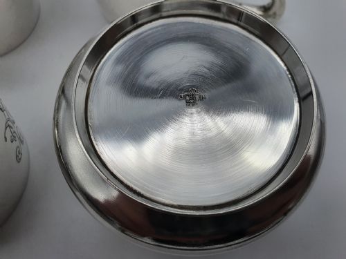 A SET OF FOUR RUSSIAN SILVER VODKA CUPS ST PETERSBURG 1896 ALEKSANDR TIMOFEYEVICH SHEVYAKOV - ADDITIONAL PHOTO 12