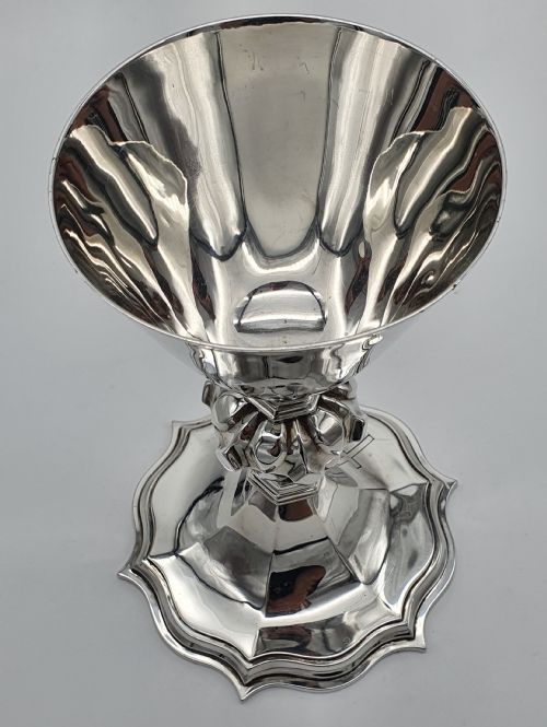 EDWARDIAN STERLING SILVER ECCLESIASTICAL CHALICE JONES WILLIS LTD - ADDITIONAL PHOTO 4