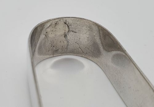PAIR OF GEORGE III STERLING SILVER SUGAR TONGS BY THOMAS PURVER - ADDITIONAL PHOTO 2