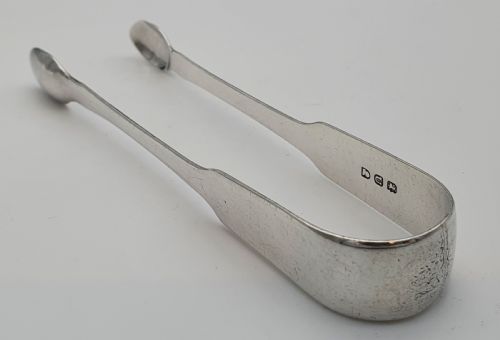 PAIR OF GEORGE III STERLING SILVER SUGAR TONGS BY THOMAS PURVER - ADDITIONAL PHOTO 4