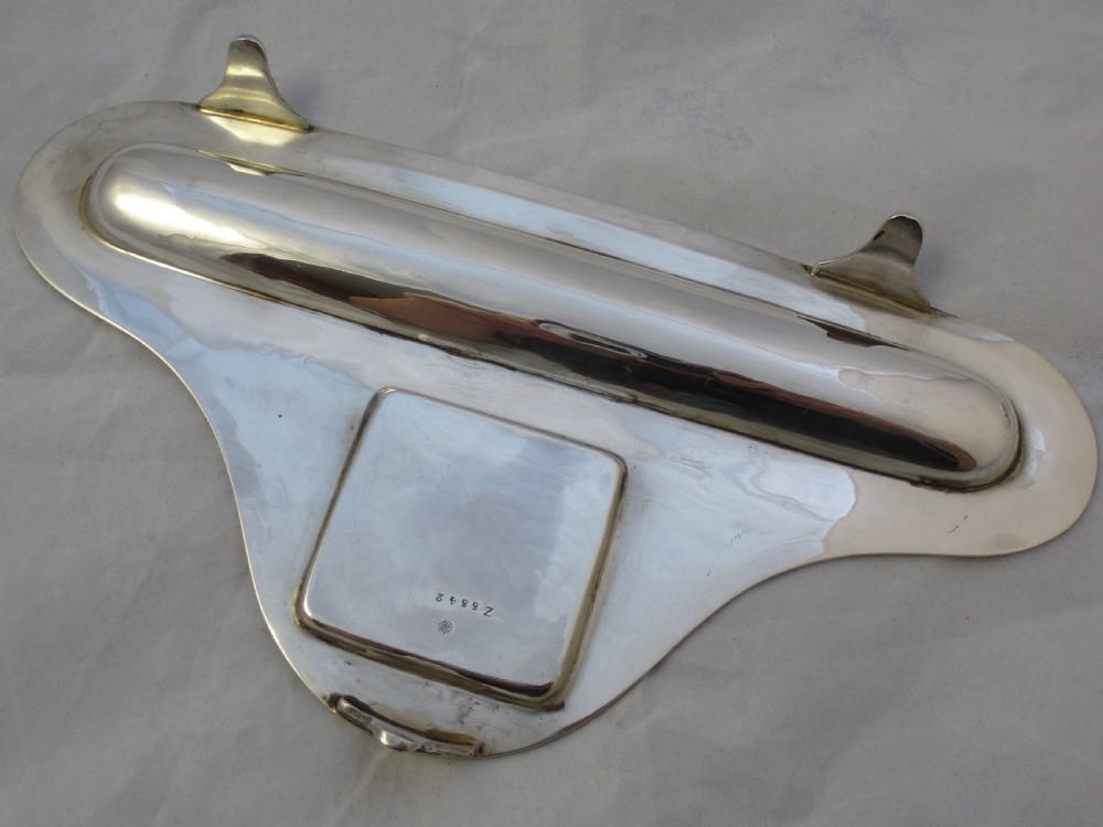 Edwardian William Hutton & Sons Silver Inkwell View X