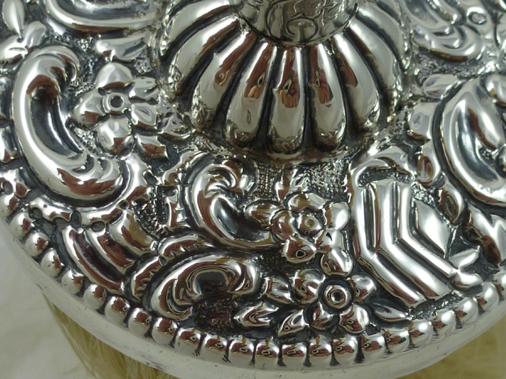 Victorian Hallmarked Silver and Ivory Crumb Brush View IV