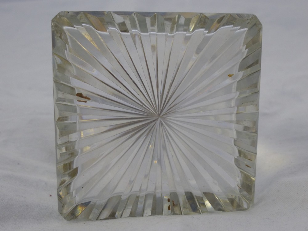 Victorian Silver & Glass Perfume Bottle View IX