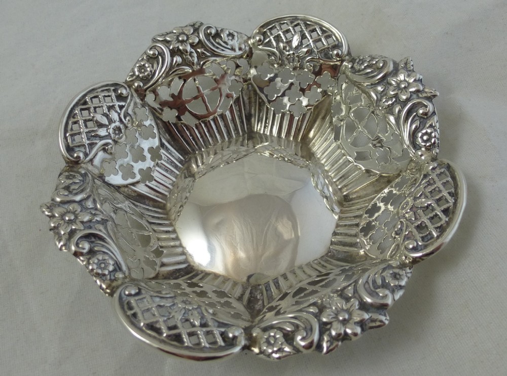 A Victorian Sterling Silver Bonbon Dish View II