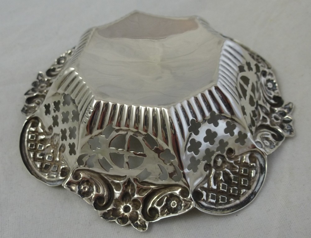 A Victorian Sterling Silver Bonbon Dish View III