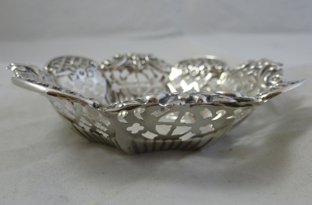 A Victorian Sterling Silver Bonbon Dish View IV