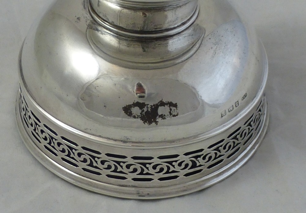 Sterling Silver Bowl with Blue Glass Liner View IV