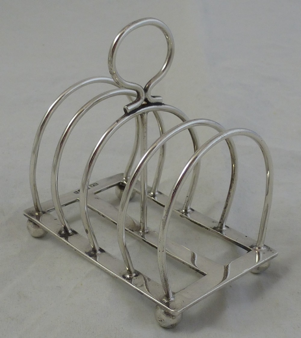 Victorian Sterling Silver Toast Rack
