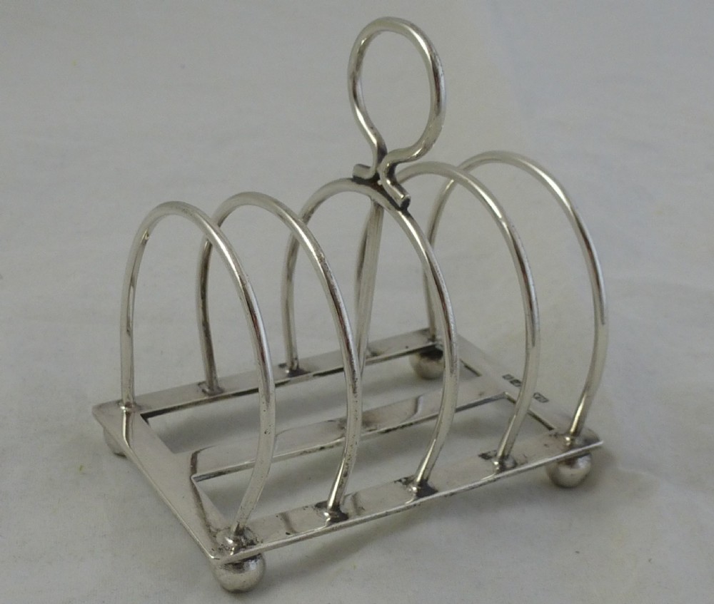 Victorian Sterling Silver Toast Rack View II