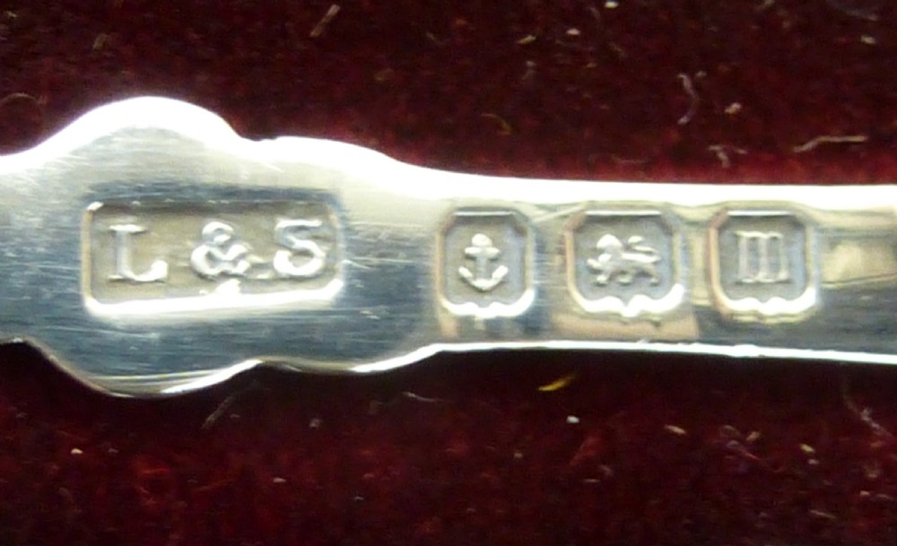 Cased Set of Six Sterling Silver Souvenir Spoons View XVII