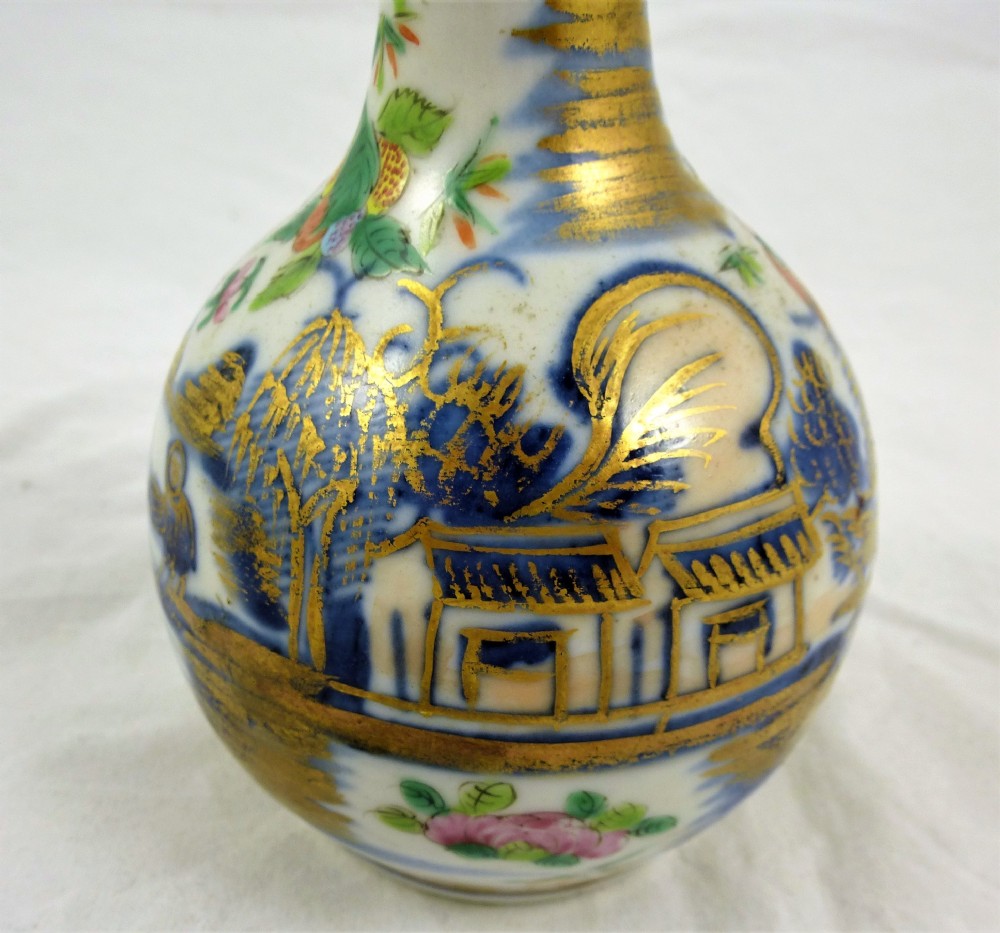 An Antique Chinese Famille Rose Porcelain Vase View VIII