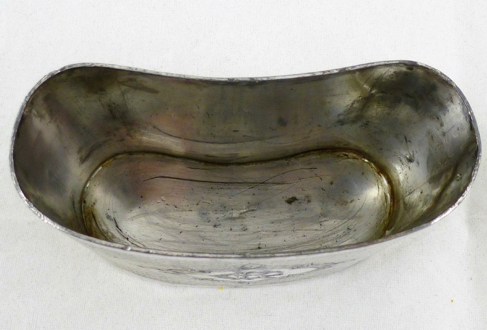 Early Victorian Silver Plated Hip Flask View III