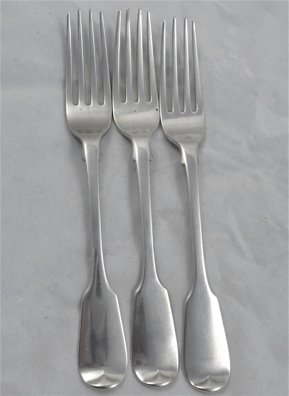 Three Victorian Chawner & Co Dessert Forks