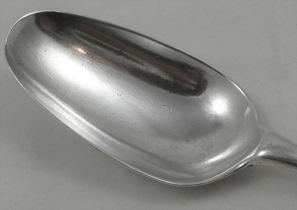 George I or II Silver Rat Tail Hannoverian Spoon View III