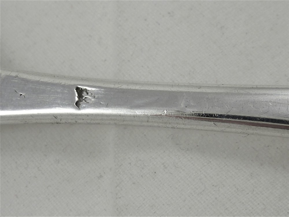 George I or II Silver Rat Tail Hannoverian Spoon View VII