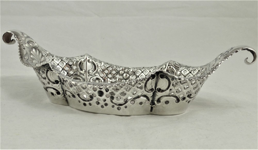 Victorian Silver Bonbon Dish View IV