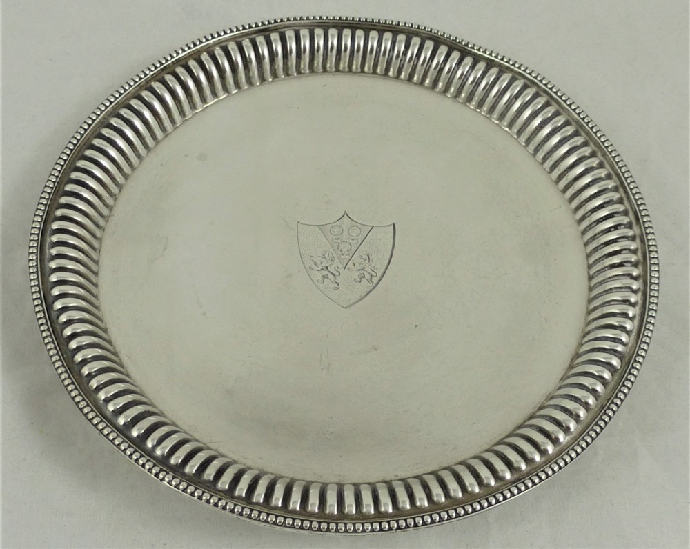 A Victorian Sterling Silver Salver