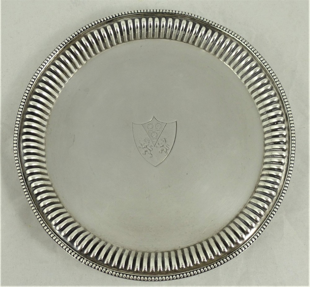 A Victorian Sterling Silver Salver View II