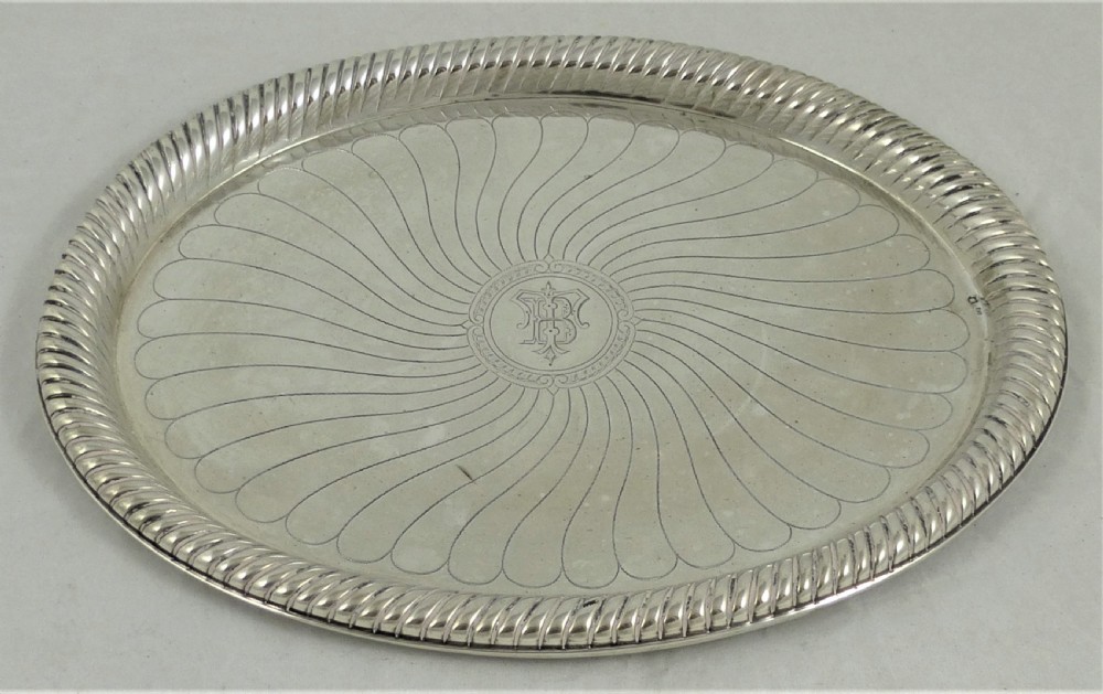 An Austrian Circa 1900 Silver Dish