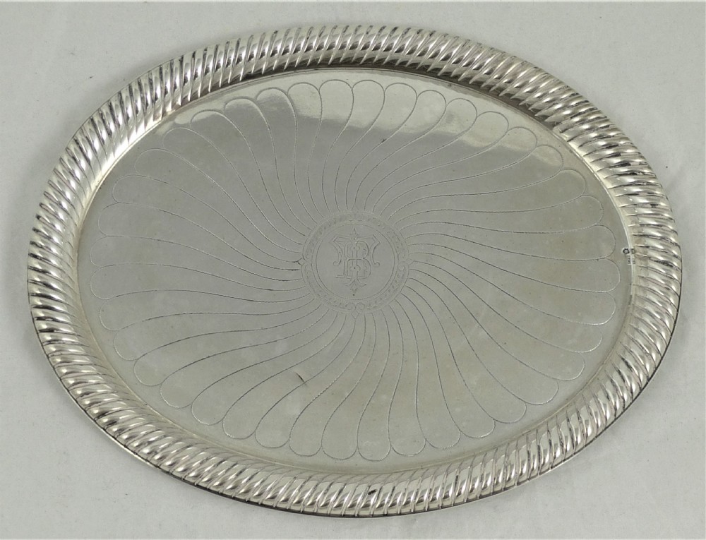 An Austrian Circa 1900 Silver Dish View II