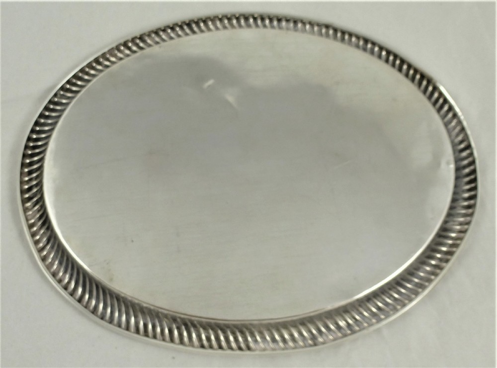 An Austrian Circa 1900 Silver Dish View VII