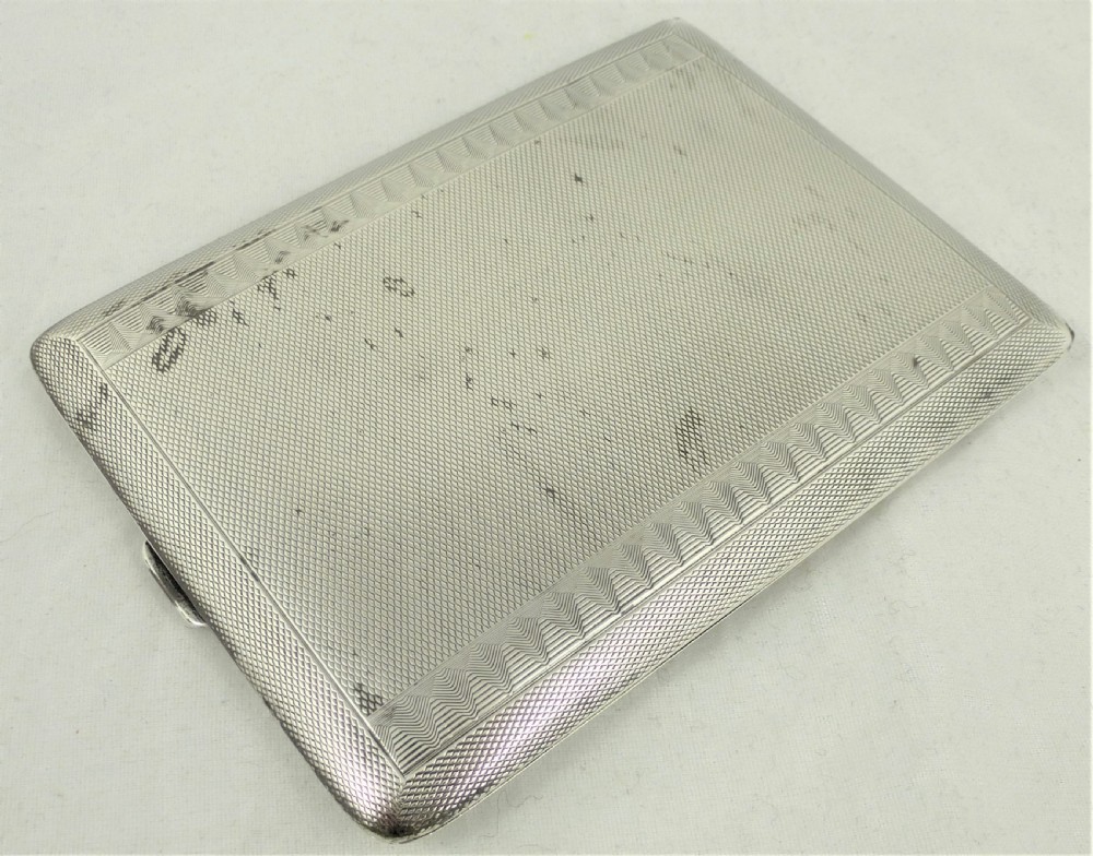 At Deco Silver Cigarette Case View II