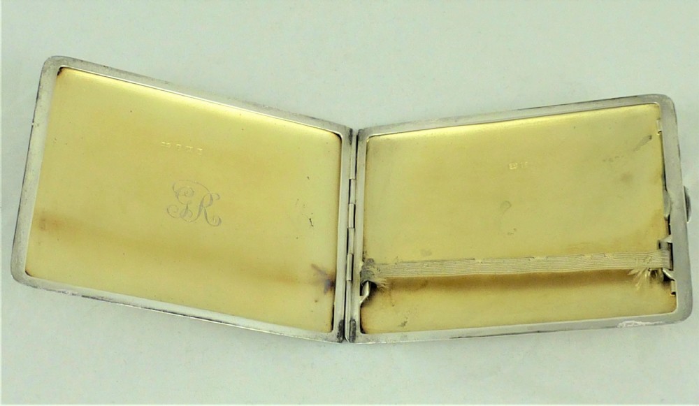At Deco Silver Cigarette Case View VI