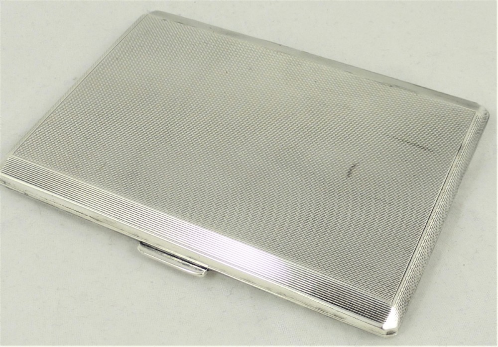 A Sterling Silver Cigarette Case