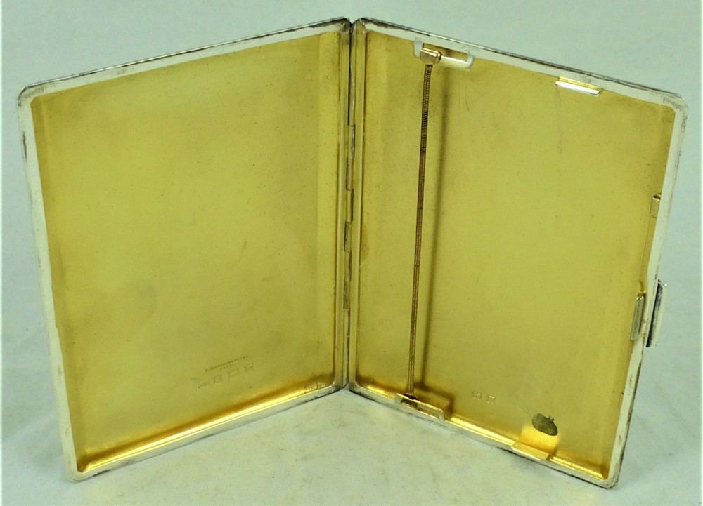 A Sterling Silver Cigarette Case View VII