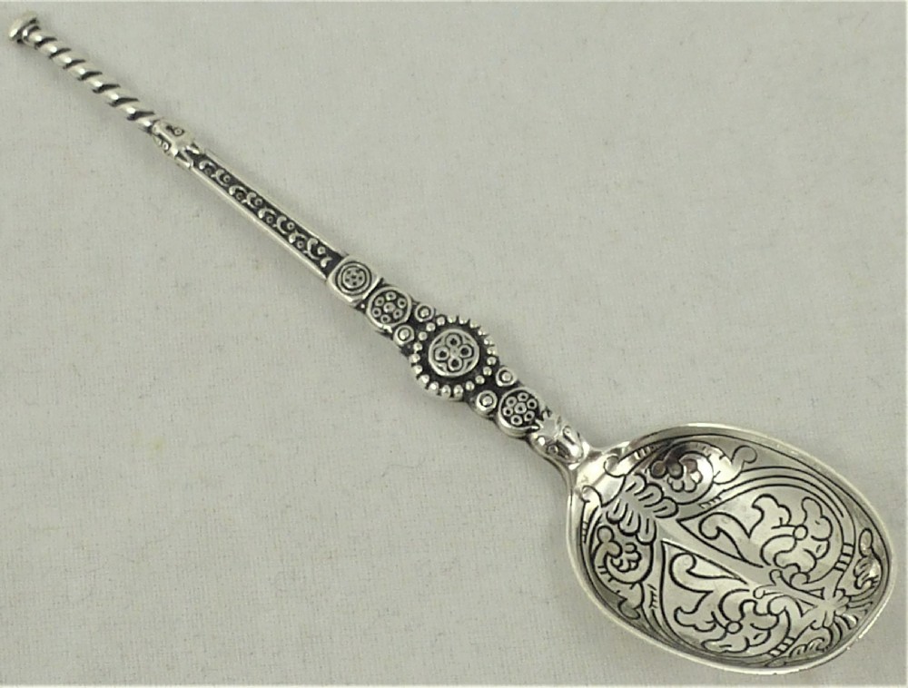 Hallmarked Silver 1936 Anointing Spoon View III