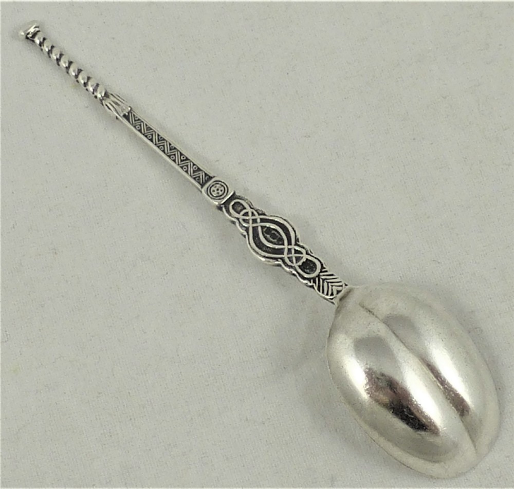 Hallmarked Silver 1936 Anointing Spoon View IV