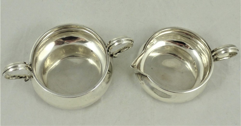 Hallmarked Silver Jug and Sugar Bowl  View IV