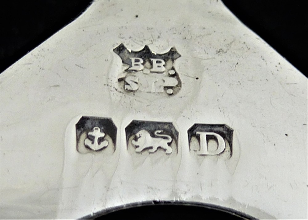 Cased Set of Sterling Silver Pastry Forks View V