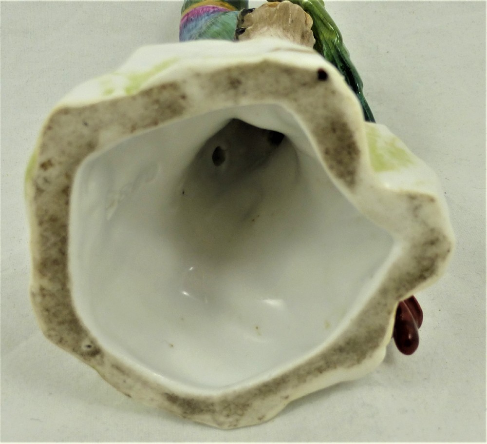 Meissen Style Porcelain Parrot View V