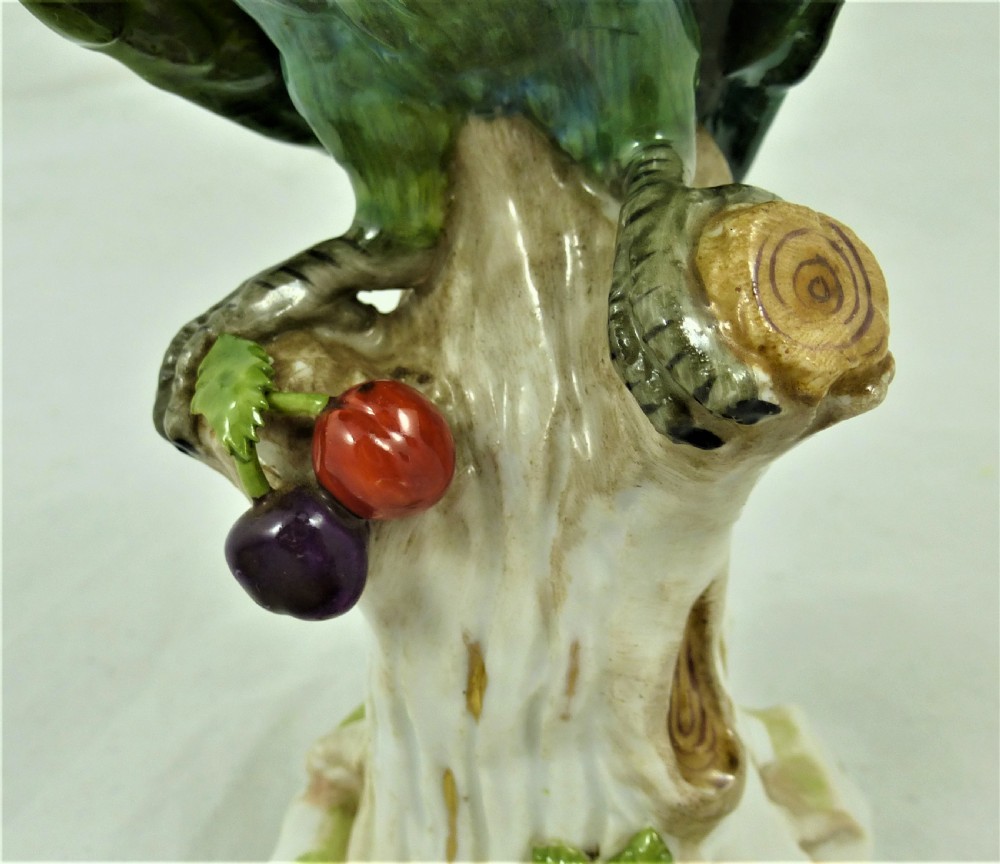 Meissen Style Porcelain Parrot View VIII