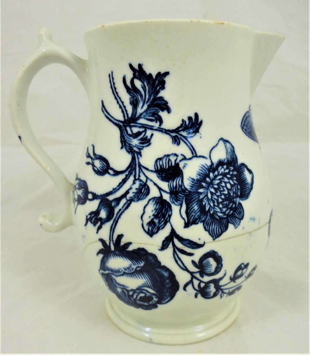 18th Century Worcester Sparrow Beak Jug View III