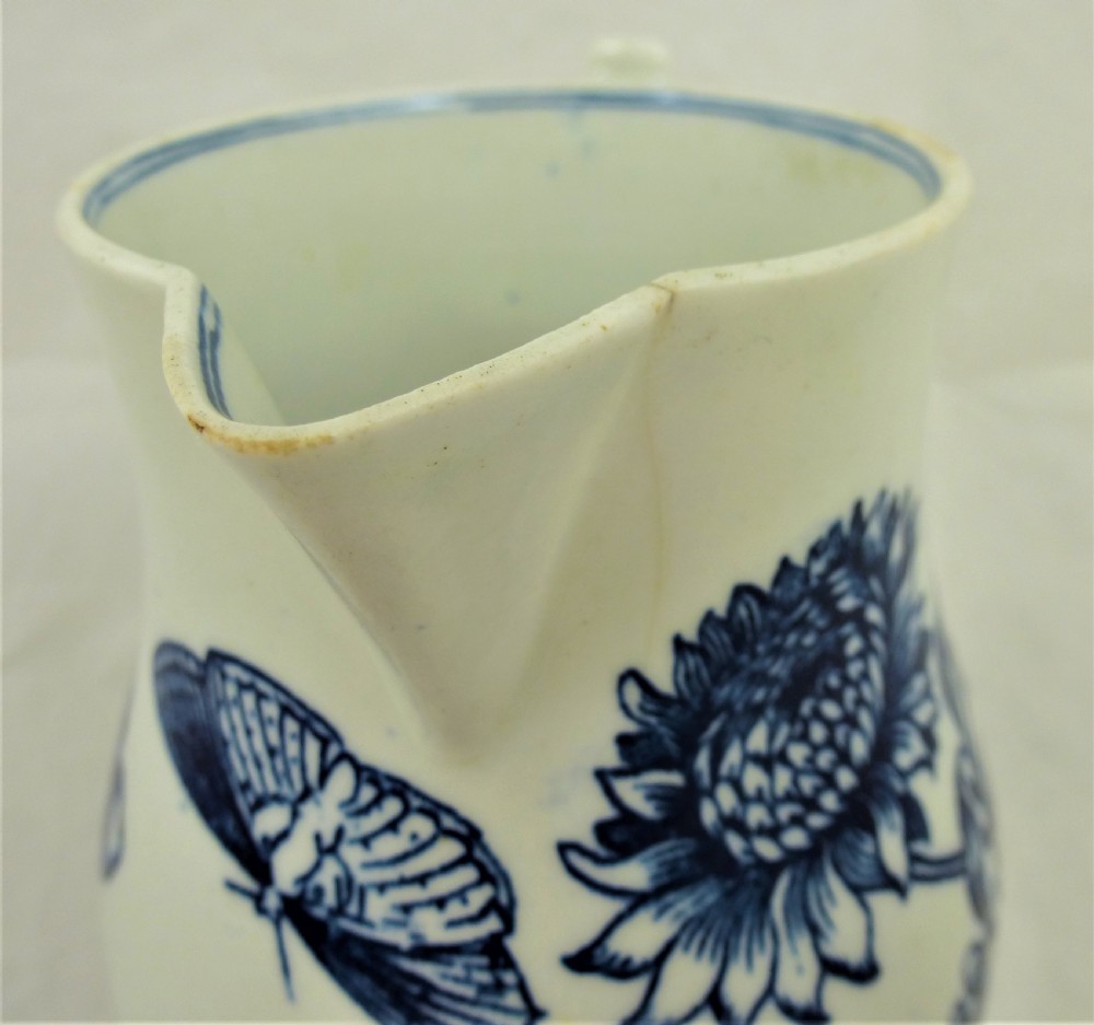 18th Century Worcester Sparrow Beak Jug View VIII