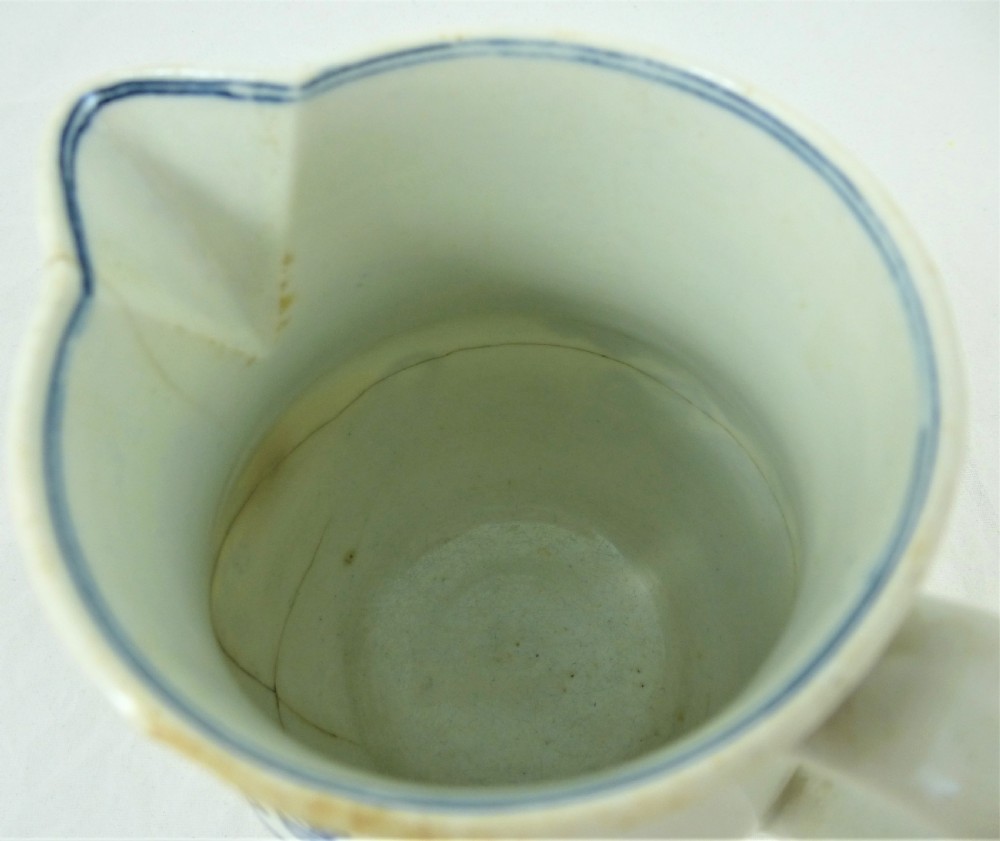 18th Century Worcester Sparrow Beak Jug View X
