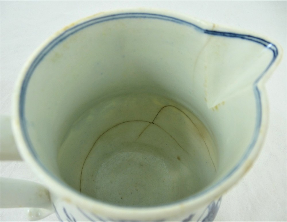 18th Century Worcester Sparrow Beak Jug View XI