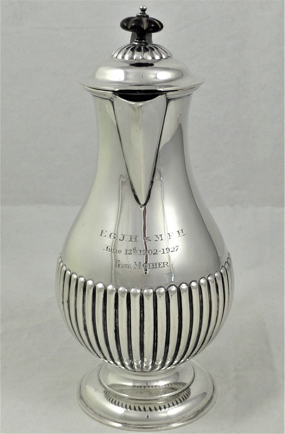 William Hutton & Sons Silver Hot Water Pot View II