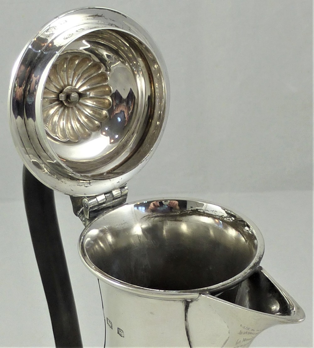 William Hutton & Sons Silver Hot Water Pot View IX